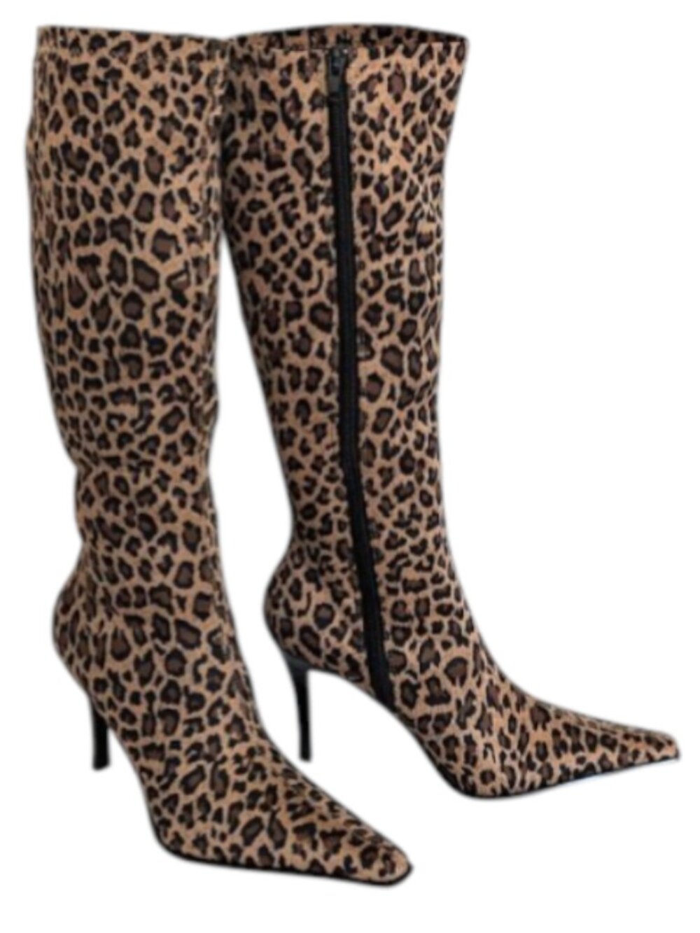 NIB Diba Women's' Leopard Heeled Boots Size 6